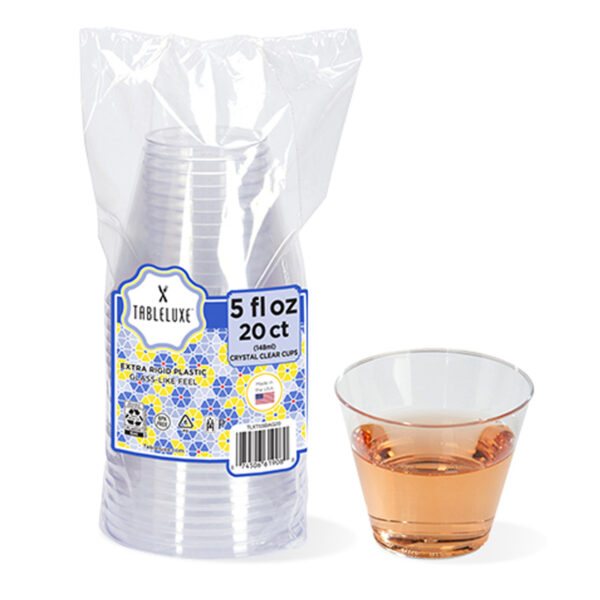 5OZ CLEAR TUMBLER 20CT-48