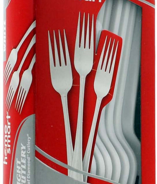 24CT WHITE FORK CUTLERY IN BOX-24
