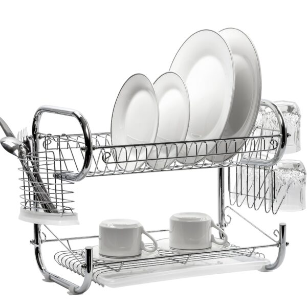 22" Chrome - 2 Tier Deluxe Dish Drying Rack (6)
265

22" Chrome - 2 Tier Deluxe Dish Drying Rack (6)

Dimensions: 23-inch x 10-inch x 14-inch