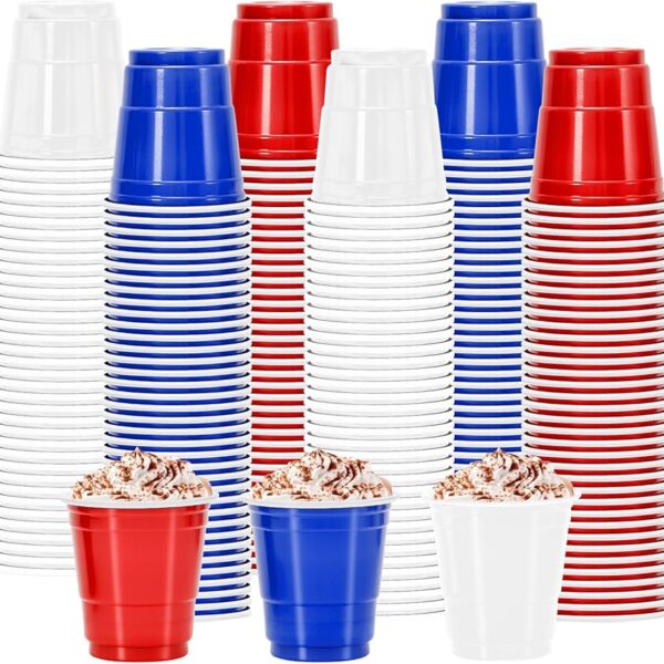 DISPOZEIT SHOT GLASSES 1 OZ 50 CT RED & BLUE ASSORTED 36476