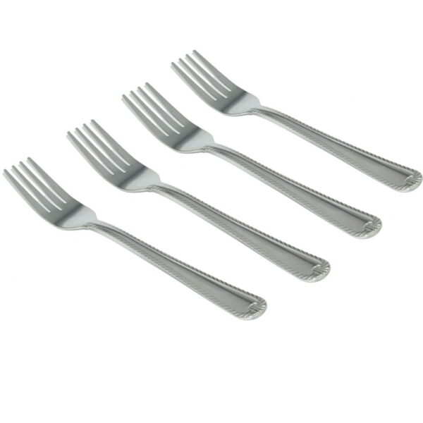 SIMPLY KITCHENWARE STAINLESS STEEL FORK 7.25IN 4PC
Item # 61095