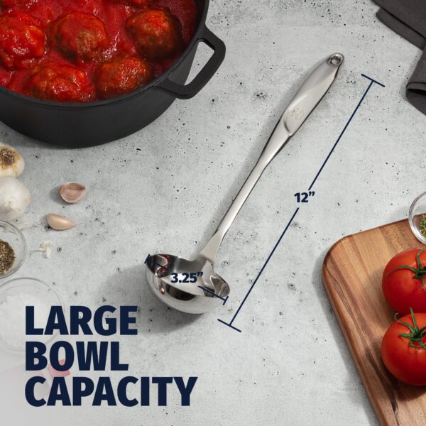 Stainless Steel 13" Ladle (24/96) 2902  Dimensions: 13"