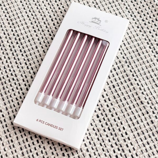 PARTY CANDLES SHINE ASST COLOR