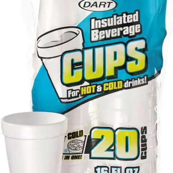 DART FOAM CUP 16 OZ 16CT WHITE
Item # 63986