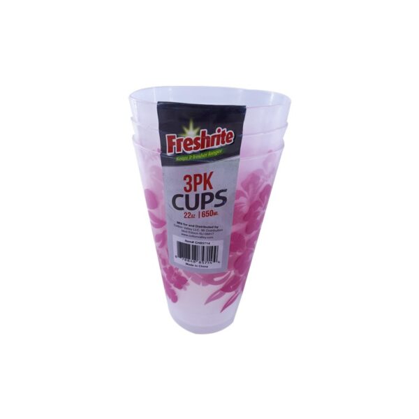 22oz/650ML SET OF 3 PRINTED CUPS-48