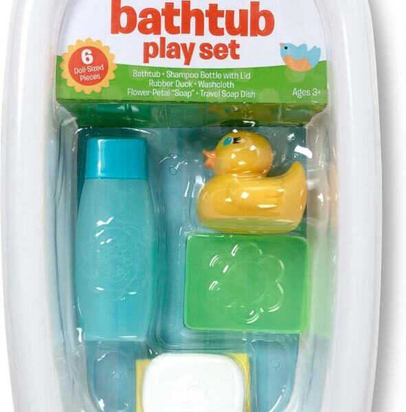 PLAY SET,WHT BATHTUB MINEtoLOV