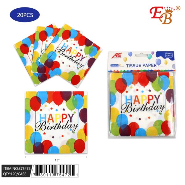 13'' 20PCS TISSUES PAPER / 120*CS