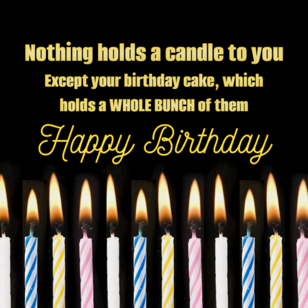 CANDLES "HAPPY BIRTHDAY" W/HOLD