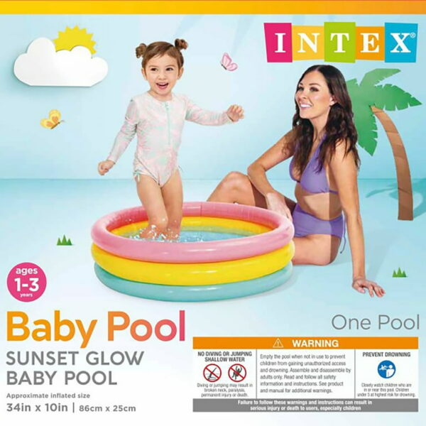 SUNSET GLOW BABY POOL #58924EP
Item # 30544