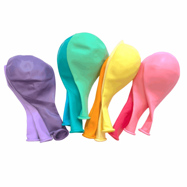 BALLOONS ASST COLORS 5PCS