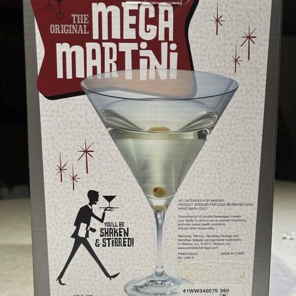 32oz WEMCO MARTINI GLASS