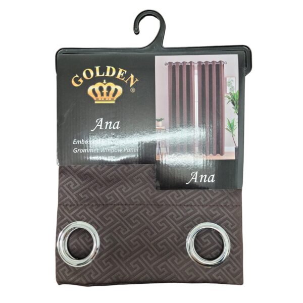 "ANA EMBOSSED SOLID- BLACKOUT PANEL WITH
GROMMETS (53 X 84) - 24/BOX"