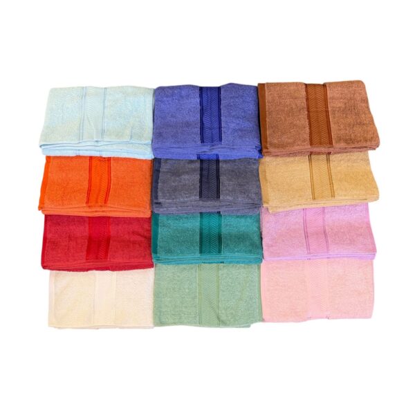 BATH SHEET- ASSORTED COLORS (32 X 61) -24/BOX
