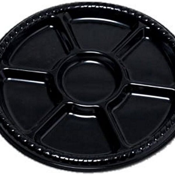 Black Serving Platter 7 Comp 16