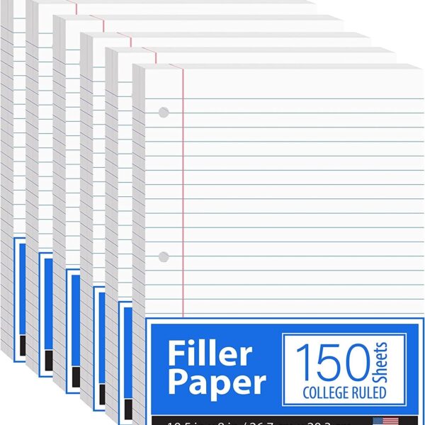 150 Sheet College Ruled Paper