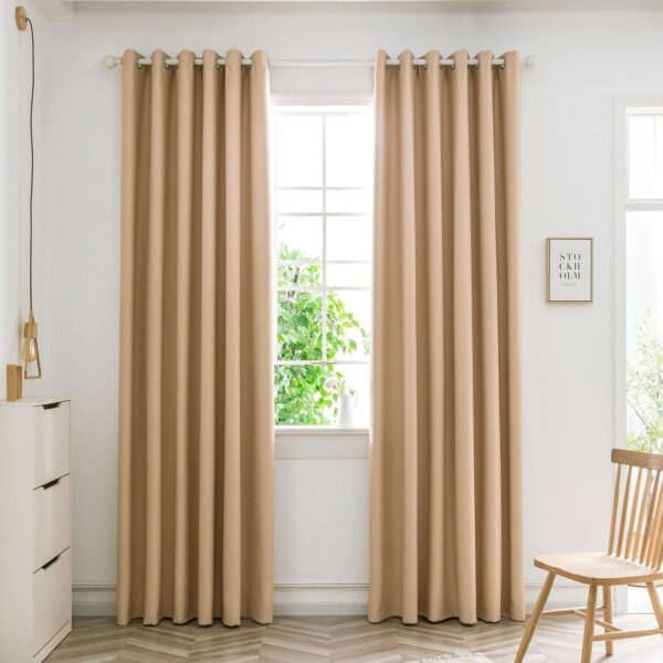 "ANA EMBOSSED SOLID- BLACKOUT PANEL WITH
GROMMETS (53 X 84) - 24/BOX"