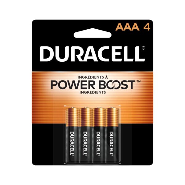 DURACELL BATTERIES AAA4 COPPERTOP