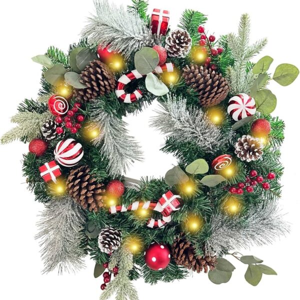 CHRISTMAS WREATH 24'' 212244