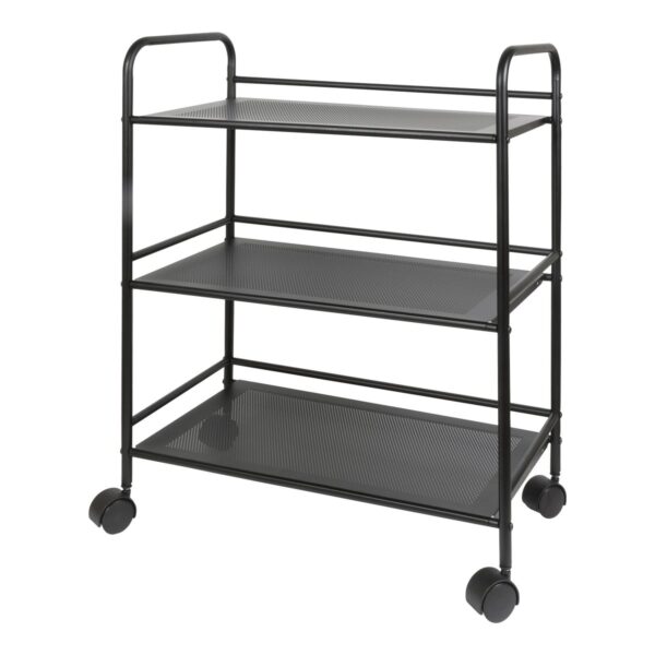 Black - 3-Shelf Rolling Utility Cart (3)
9-1356-BK

Black - 3-Shelf Rolling Utility Cart (3)

Dimensions: 23.6" W x 12.5"D x 30.0"H