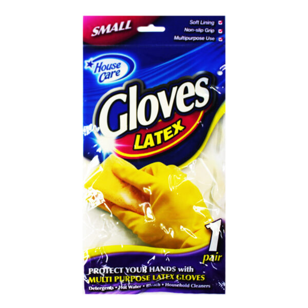 SMALL YELLOW KITCHEN GLOVES - 72