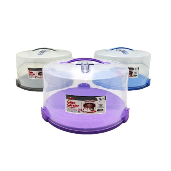 12" CAKE CARRIER WITH SERVER ROUND-18