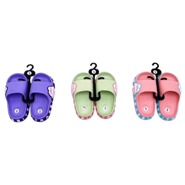 JUNIOR GIRLS SLIPPER 3 ASSORTED COLORS-18