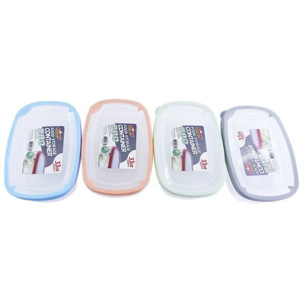 1L COLORFUL RUBBER CONTAINER RECT-48