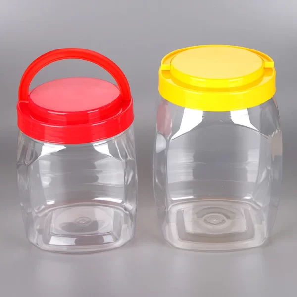 NUVALU PLASTIC JAR SQUARE HANDL