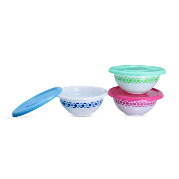 143oz/4250ML PRINTED ROUND BOWL W/LID-48