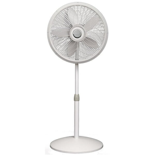 Lasko 1820 18" Adjustable Cyclone Pedestal Fan White