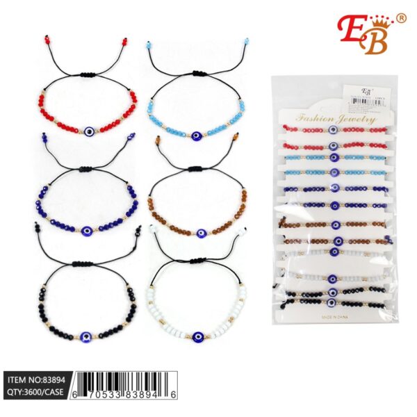 EYE STYLE BRACELET 3600PCS 300DZ/CS