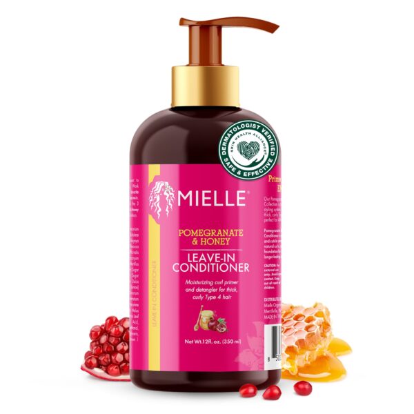 MIELLE POMEGRANATE & HONEY LEAVE-IN CONDITIONER 12oz(cs/6)