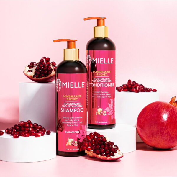 MIELLE POMEGRANATE & HONEY SHAMPOO 12oz (cs/6)