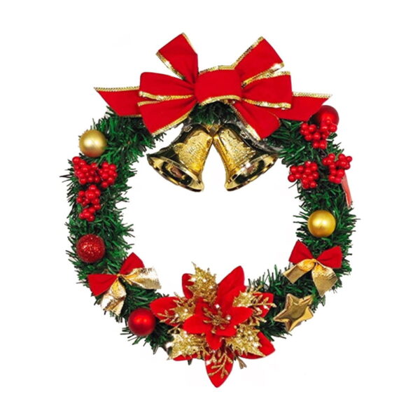 PARTY SOLUTION CHRISTMAS WREATH 15 IN 26275