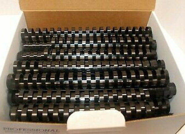 Plastic Binding Spines, 1/2 Inches, 85 Sheet Capacity, 100 per Box