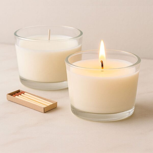 Petites bougies en cristal parfumées