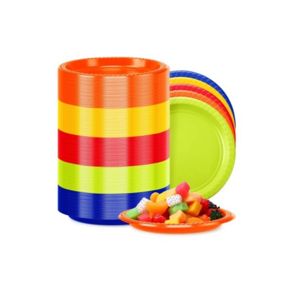 PL TX PLATE 7'' ASSORTED COLOR