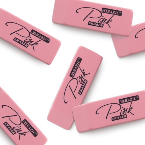 PINK BEVEL ERASER