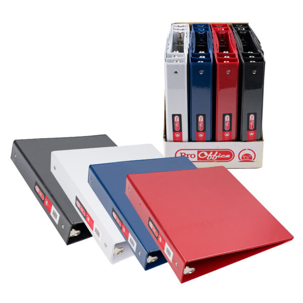 3 Ring Binder- ½"- 4 Assortments
47071