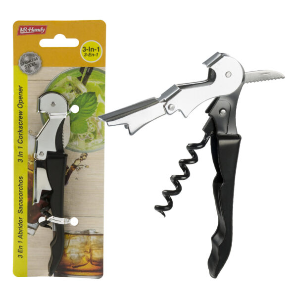 Corkscrew Bottle Opener- 4.7"
60357