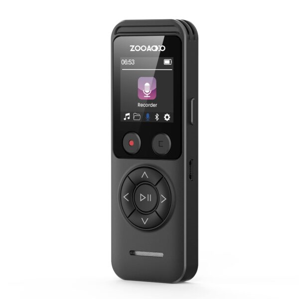 ZOOAOXO 64GB DIGITAL VOICE RECORDER WITH BLUETOOTH