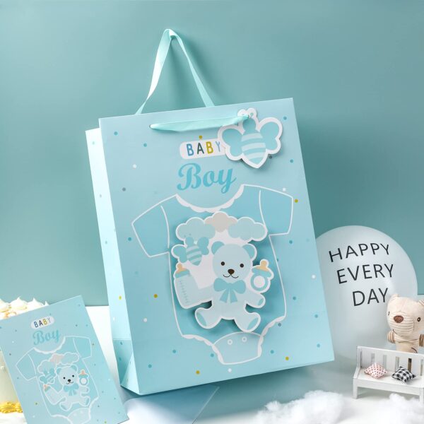 GIFT BAG,Med BABY PRNT 6AST