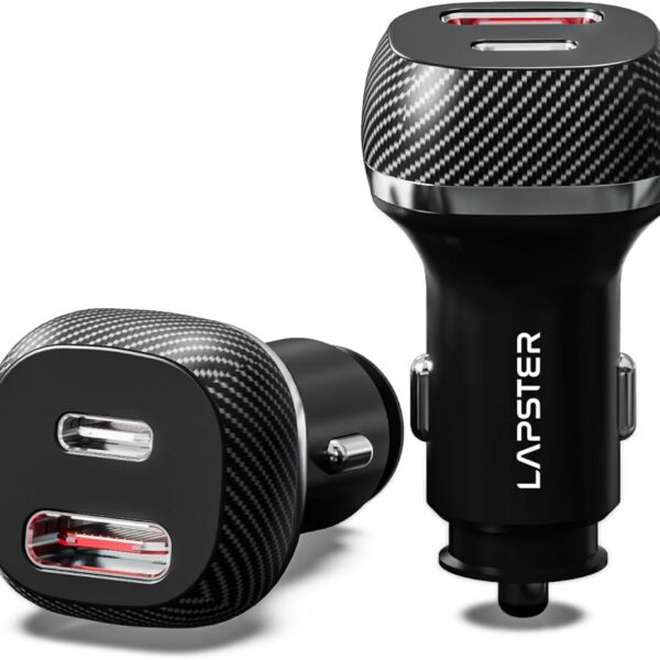 Rapid Dual Car Charger with Mic