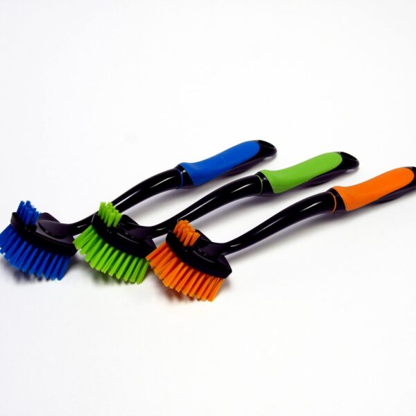 12" 2Tone Plastic Dish Brush