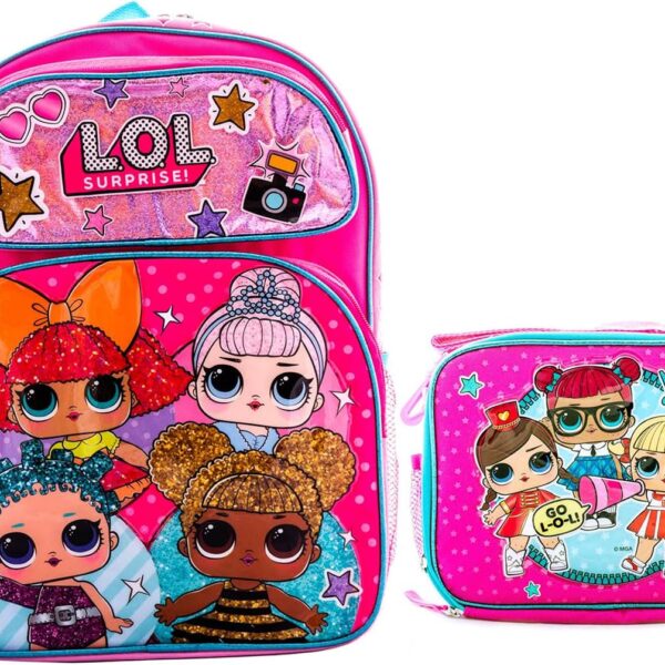 LOL  16in Backpack with lunch b