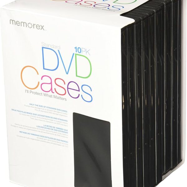 MEMOREX DVD CASES 10PK