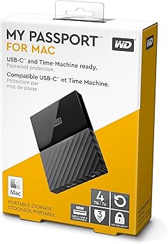 WD MY PASSPORT FOR MAC 2.5" 4TB