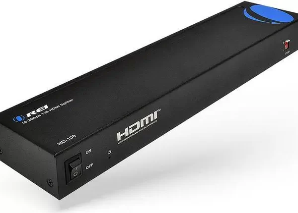 OREI UltraHD 4K @ 60 Hz 1 X 4 HDMI Splitter 1 in 4 Out 4 Port 4: 8-Bit - HDMI 2.0, HDCP 2.0, 18 Gbps, EDID, Duplicate / Mirror 4K Screens - UHDS-104