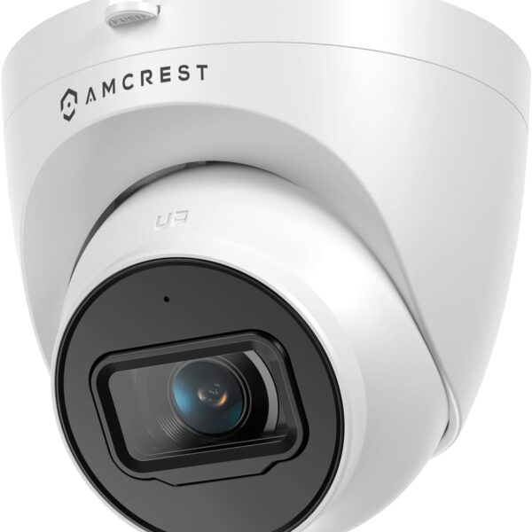 Amcrest UltraHD 5MP Outdoor POE Camera 2592 x 1944p Bullet IP Security Camera, Outdoor IP67 Waterproof, 103° Viewing Angle, 2.8mm Lens, 98.4ft Night Vision, 5-Megapixel, IP5M-B1186EW-28MM (White)