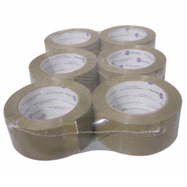 SIMPLY PACKING TAPE 2IN 55YD 6PK 36MIC TAN
Item # 64251